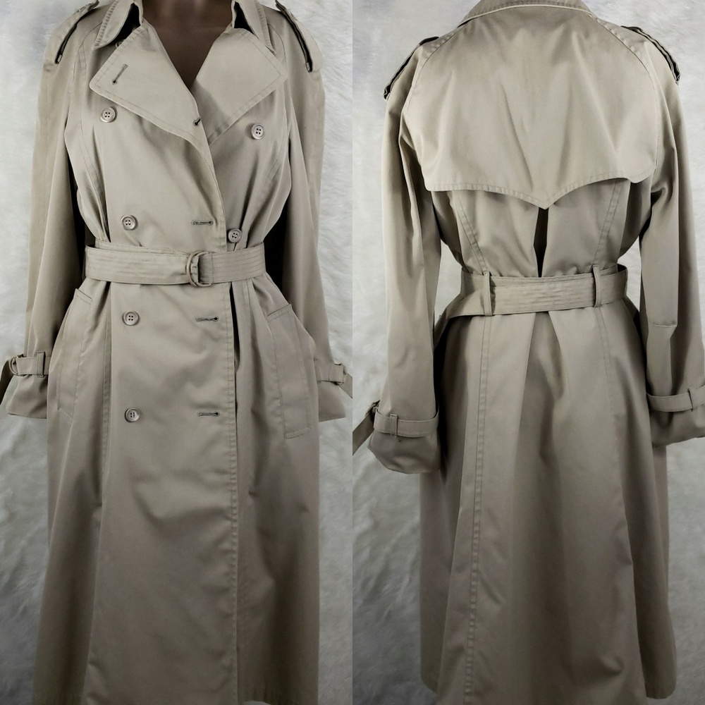 ❌SOLD❌London Fog Double-Breasted Trench coat - Picture 2 of 8